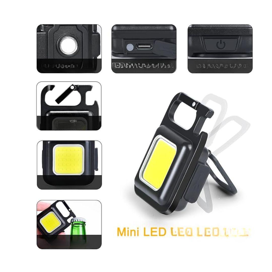 Mini Torcia Multifunzione Andowl - dettaglio delle funzionalità e design compatto