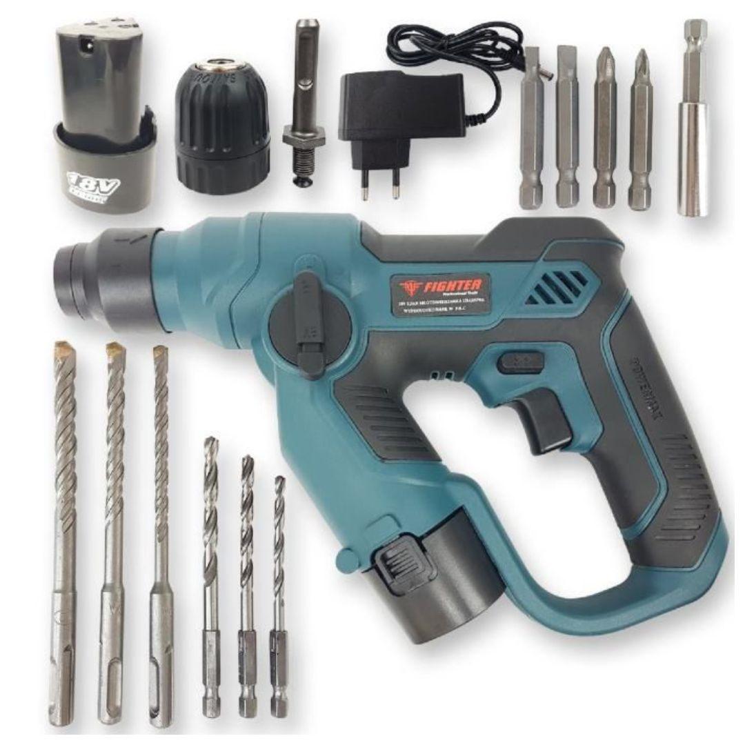  martello perforatore a batteria boxer- ft004 - foto 2