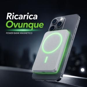 Power bank magnetico 12000mah