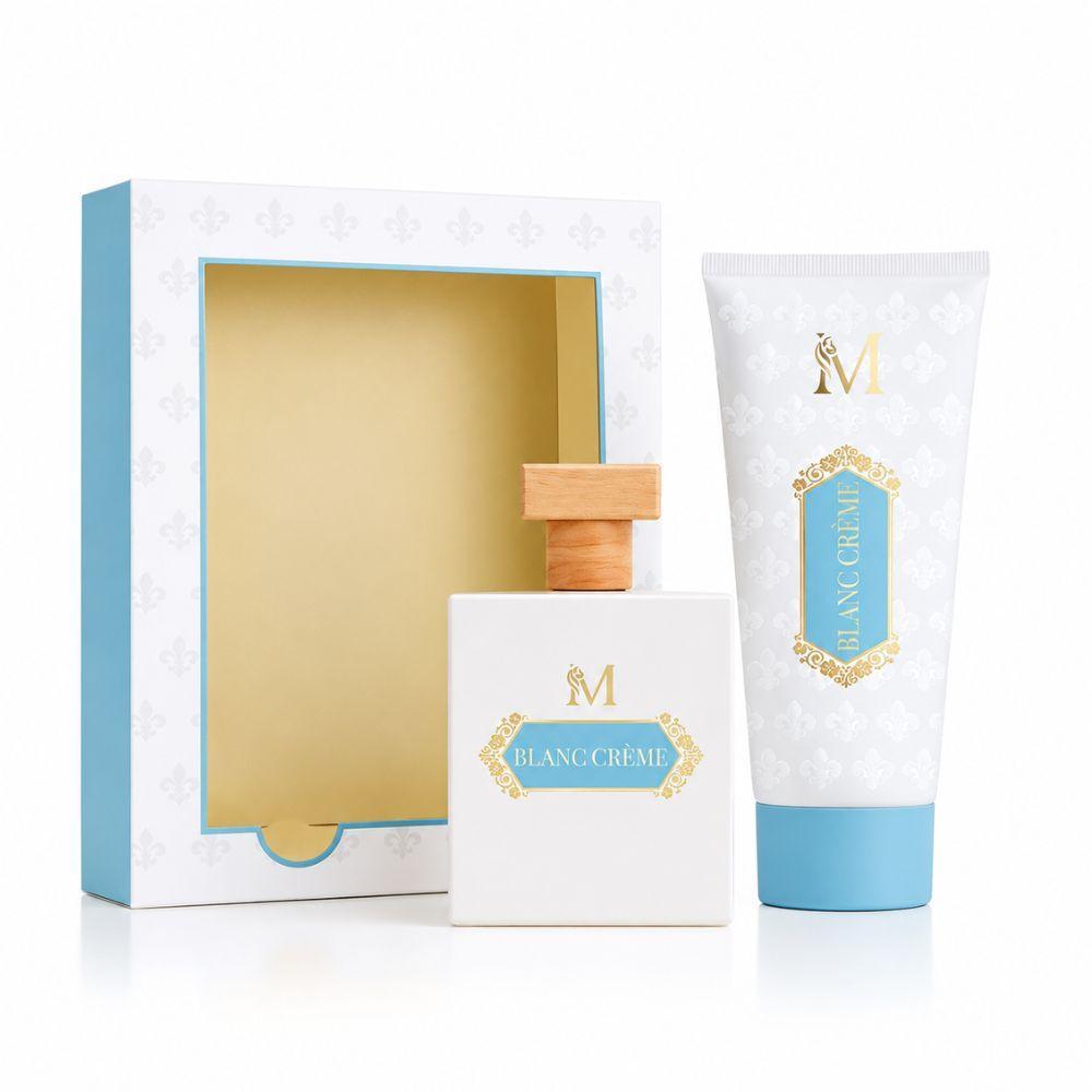  blanc creme set profumo 50 ml e crema corpo 50 ml fragranza latte delicata edizione limitata - foto 1