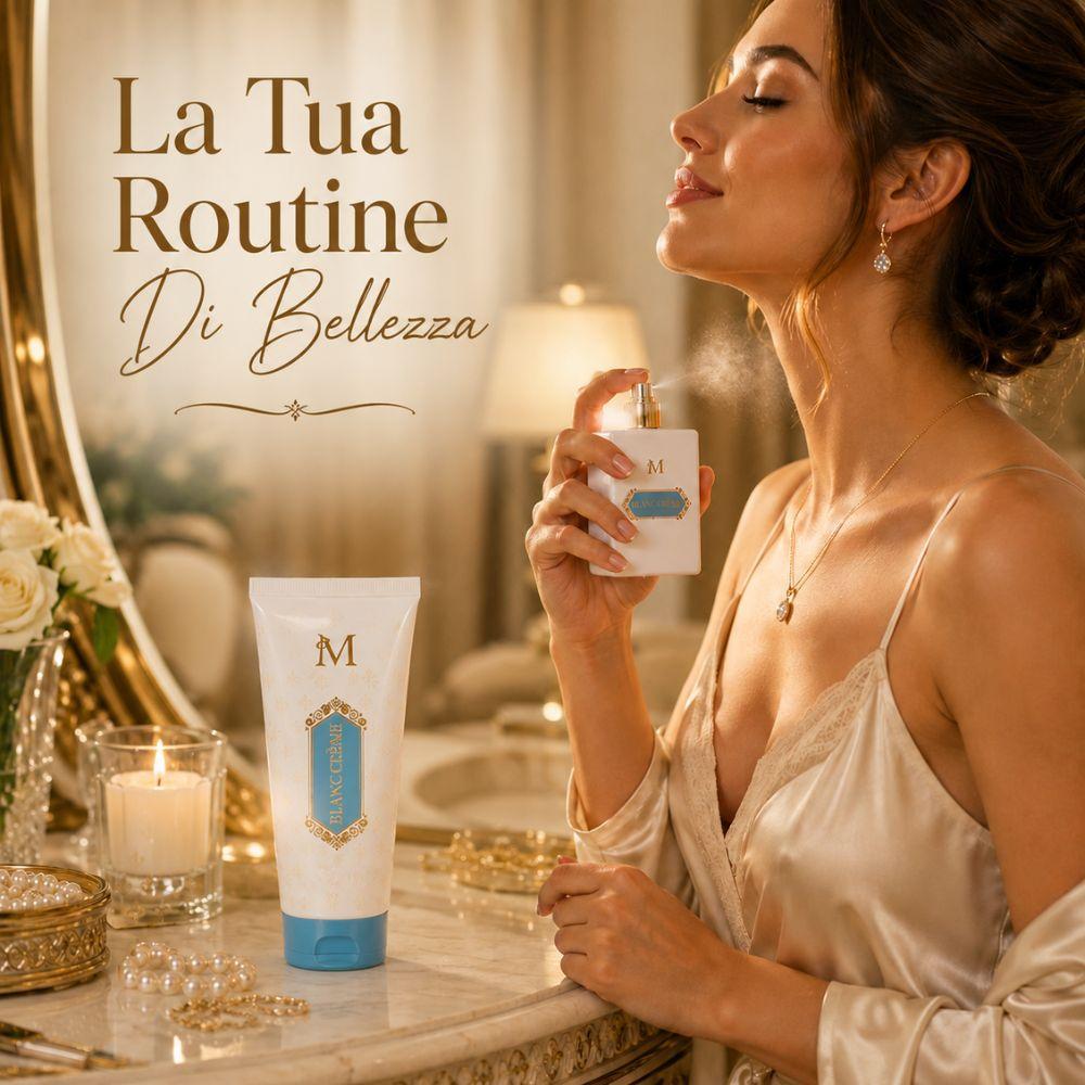  blanc creme set profumo 50 ml e crema corpo 50 ml fragranza latte delicata edizione limitata - foto 2