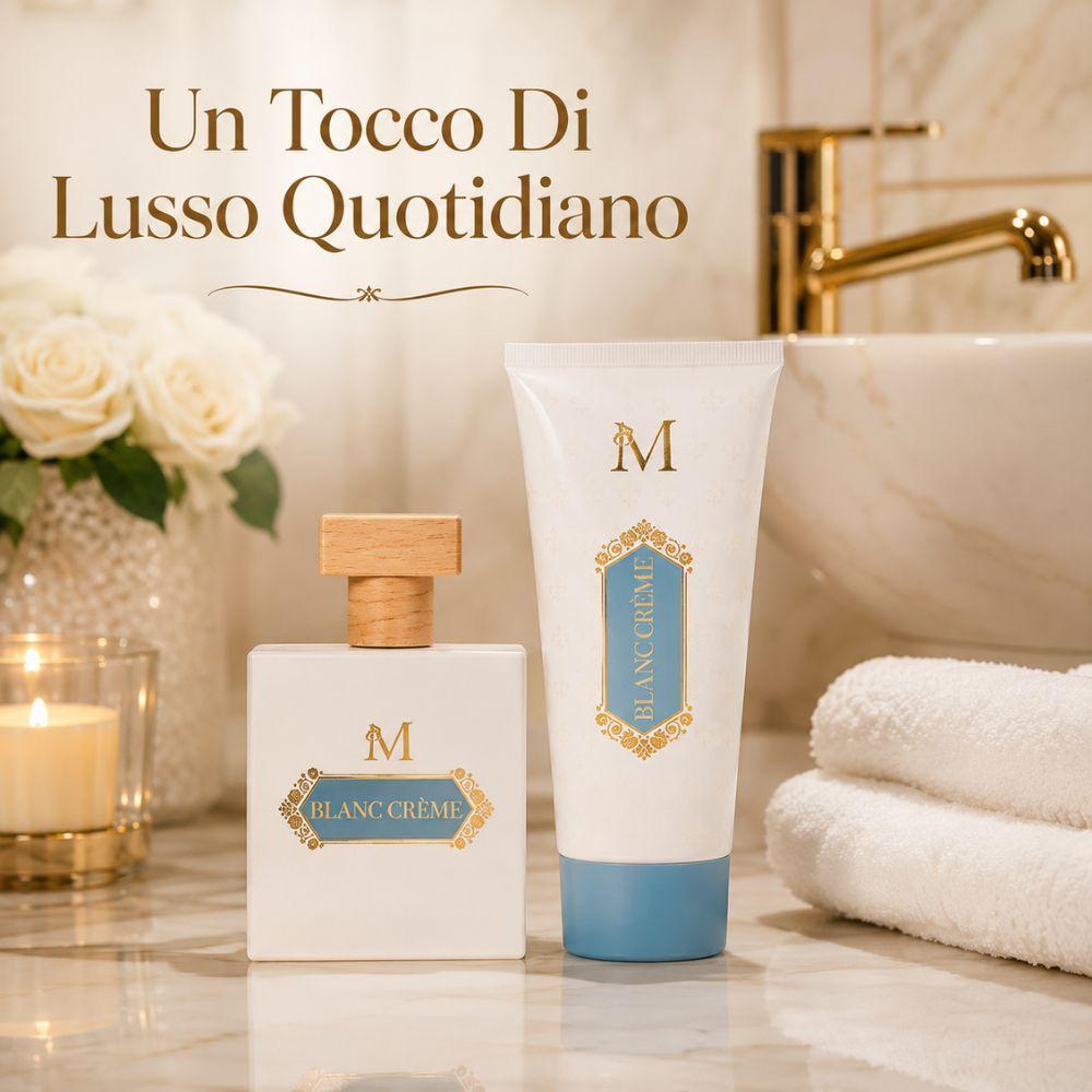  blanc creme set profumo 50 ml e crema corpo 50 ml fragranza latte delicata edizione limitata - foto 4