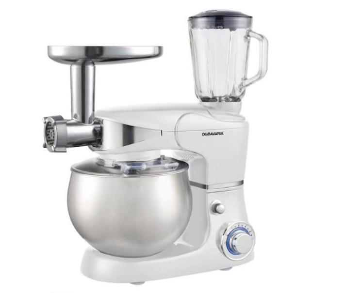 dgbavaria robot da cucina multifunzione con ciotola in acciaio inox da 6 lt. - impastatrice , frullatore e tritacarne - foto 1 dgbavaria robot da cucina multifunzione con ciotola in acciaio inox da 6 lt. - impastatrice , frullatore e tritacarne - foto 1