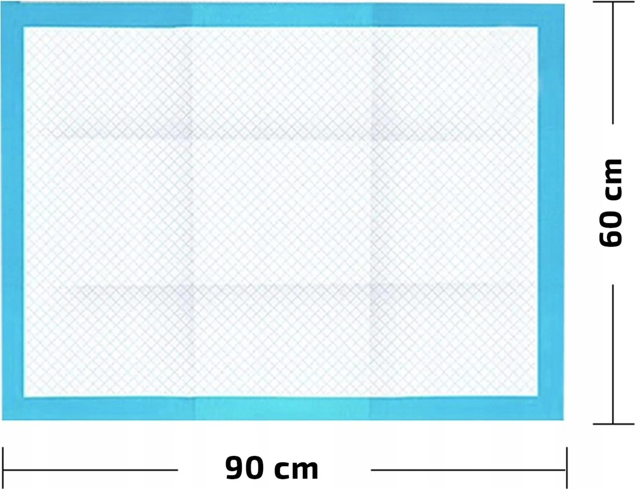 Confezione da 30 traversine igieniche adesive assorbenti 60x90 cm