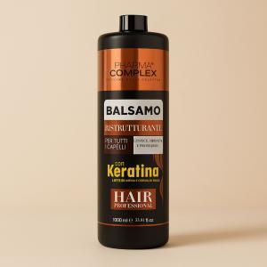 Balsamo ristrutturante con keratina 1000ml