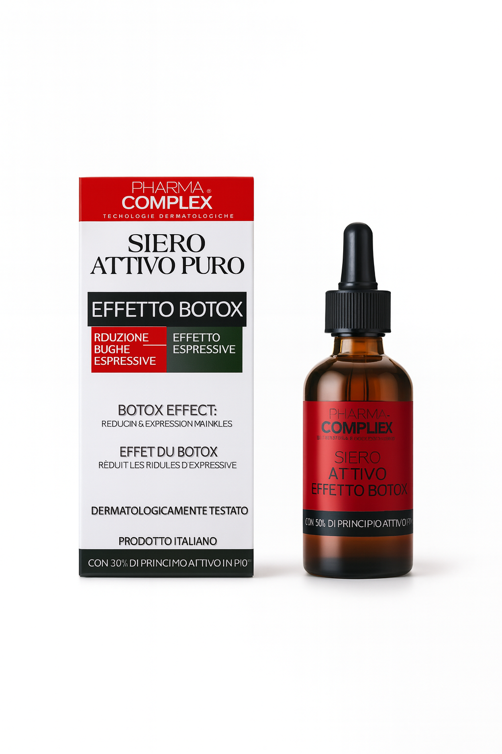 pharma complex siero attivo puro effetto botox 30 ml - foto 1 pharma complex siero attivo puro effetto botox 30 ml - foto 1