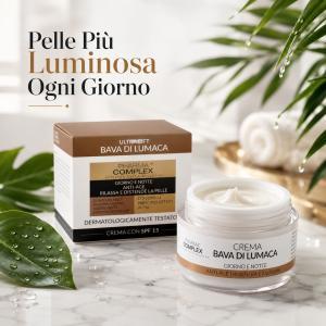 Crema viso alla bava di lumaca ultra lift giorno e notte anti age spf15 50 ml