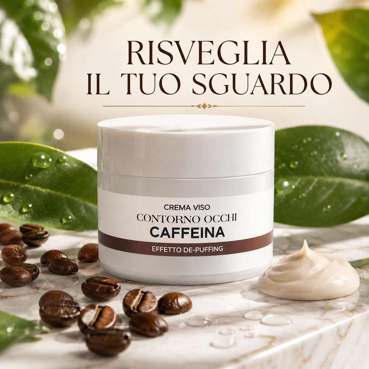  crema viso contorno occhi alla caffeina effetto de puffing - foto 2