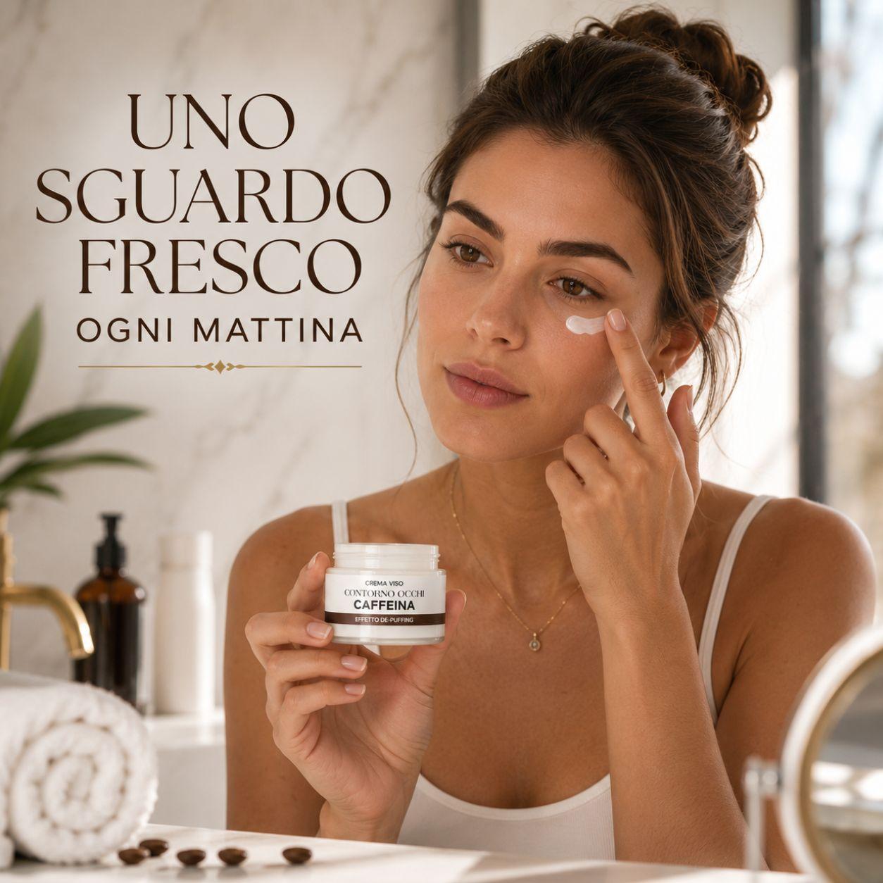 crema viso contorno occhi alla caffeina effetto de puffing - foto 3