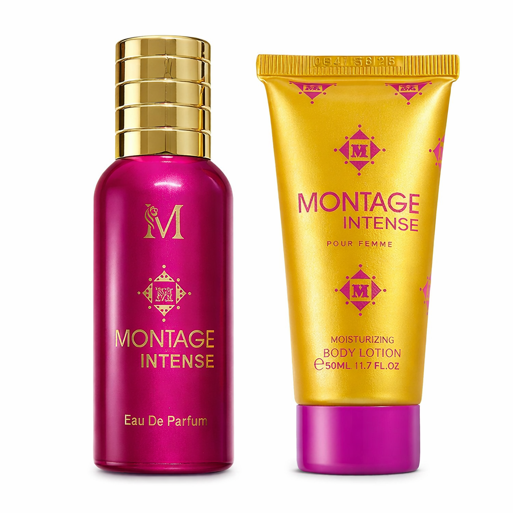  set montage intense profumo 50 ml con crema corpo 50 ml coordinata - foto 1
