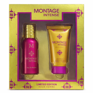 Set montage intense profumo 50 ml con crema corpo 50 ml coordinata