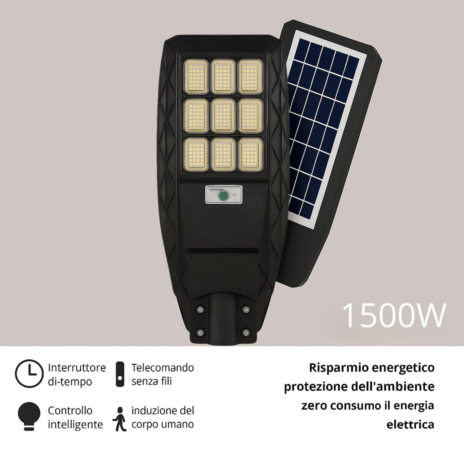 lampione stradale solare a led 1500w - foto 2 lampione stradale solare a led 1500w - foto 2