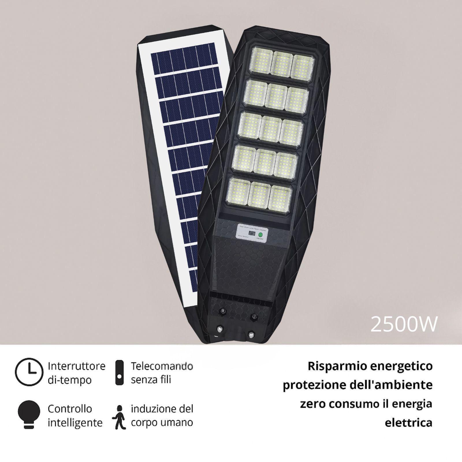 lampione stradale solare a led 2500w - foto 2 lampione stradale solare a led 2500w - foto 2