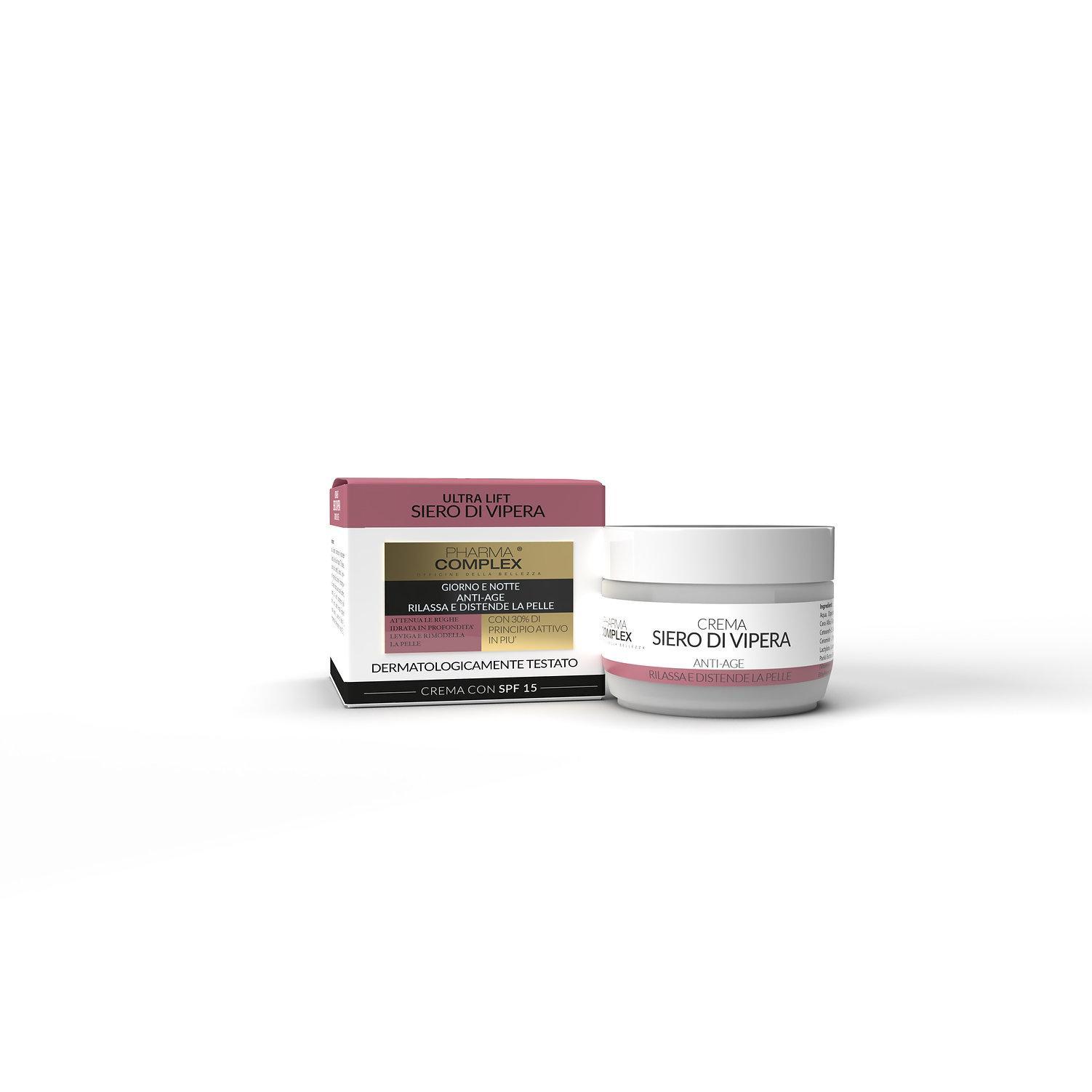 pharma complex pharma complex crema viso siero di vipera , 50ml. - foto 1 pharma complex pharma complex crema viso siero di vipera , 50ml. - foto 1