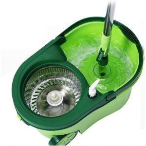Super mop rotante a 360 gradi con secchio su ruote, pulizia veloce e profonda