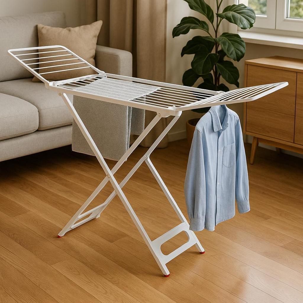 stendino in resina con rotelle 180 x 95 cm e 20m di spazio per stenditura - foto 3 stendino in resina con rotelle 180 x 95 cm e 20m di spazio per stenditura - foto 3