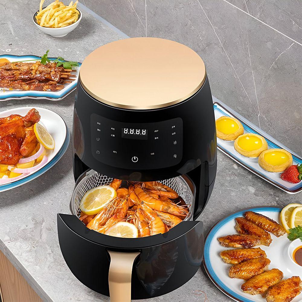 Friggitrice ad aria extra large vista frontale con display digitale