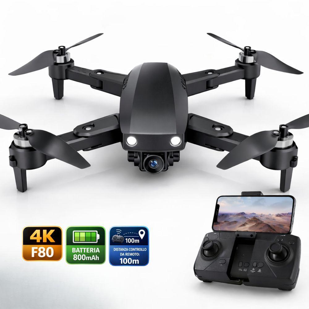 drone pieghevole con fotocamera 4k e telecomando - foto 3 drone pieghevole con fotocamera 4k e telecomando - foto 3