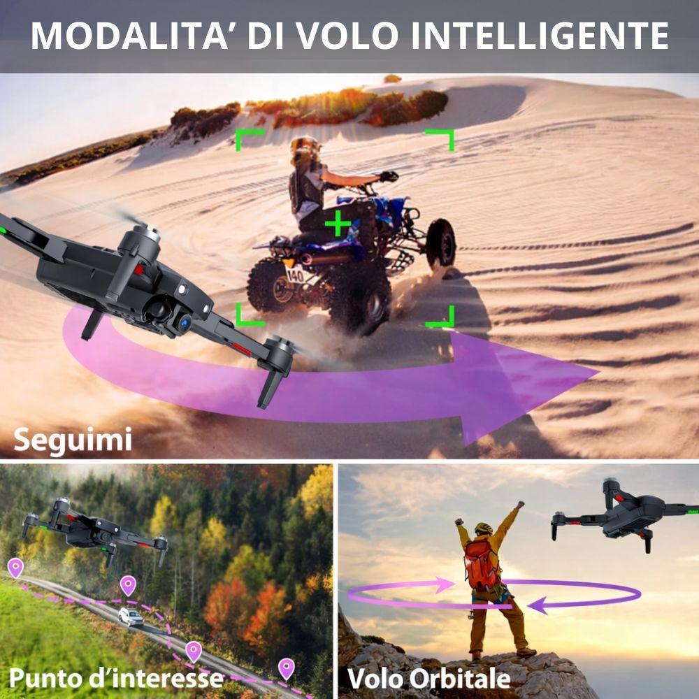 drone pieghevole con fotocamera 4k e telecomando - foto 5 drone pieghevole con fotocamera 4k e telecomando - foto 5