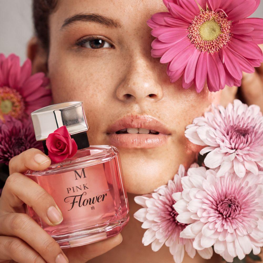  profumo donna pink flower eau de parfum 100 ml fragranza delicata e raffinata - foto 5
