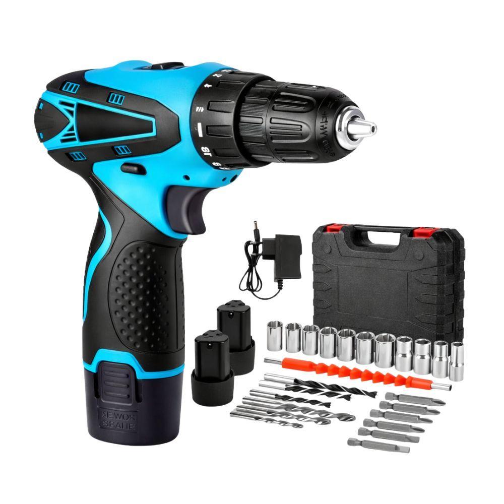 trapano avvitatore con accessori inclusi 12v - foto 1 trapano avvitatore con accessori inclusi 12v - foto 1