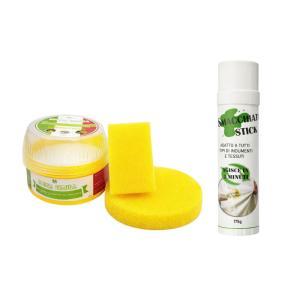 Kit roccia bianca con stick professionale completo per pulizia