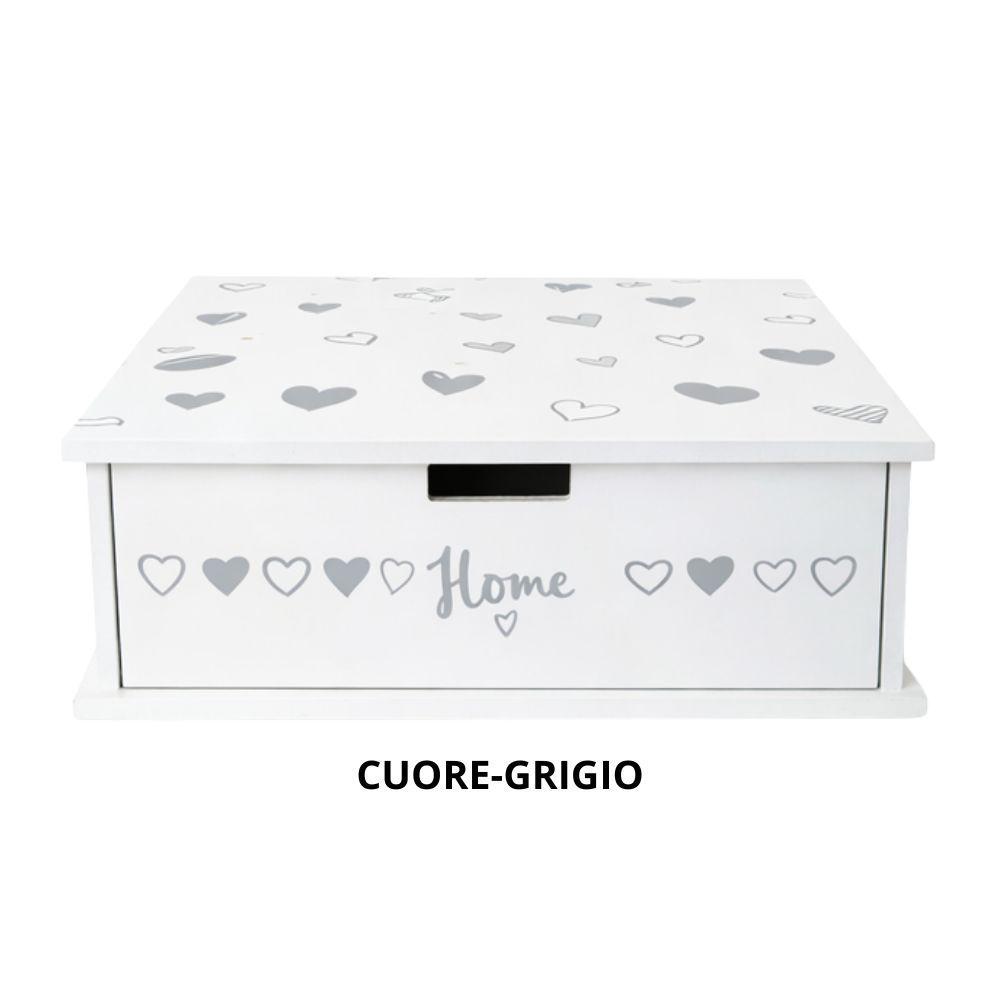  cassetto porta cialde e zucchero da caffè in legno con divisori organizer elegante - foto 3