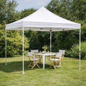 Gazebo richiudibile a fisarmonica 3x3 m 25 mm pop up salvaspazio con borsa trasporto