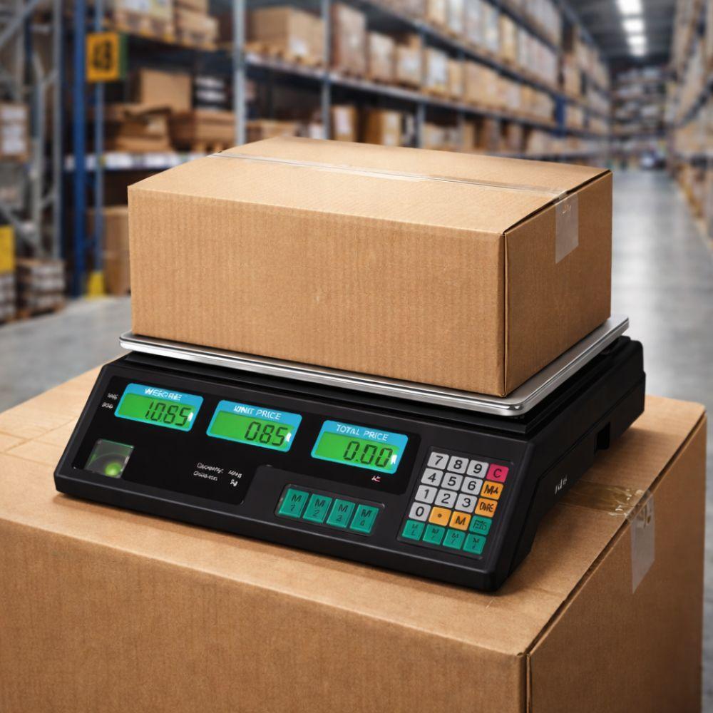  bilancia elettronica digitale professionale max 40 kg con piatto in acciaio inox, divisione di pesata 2 g - foto 5