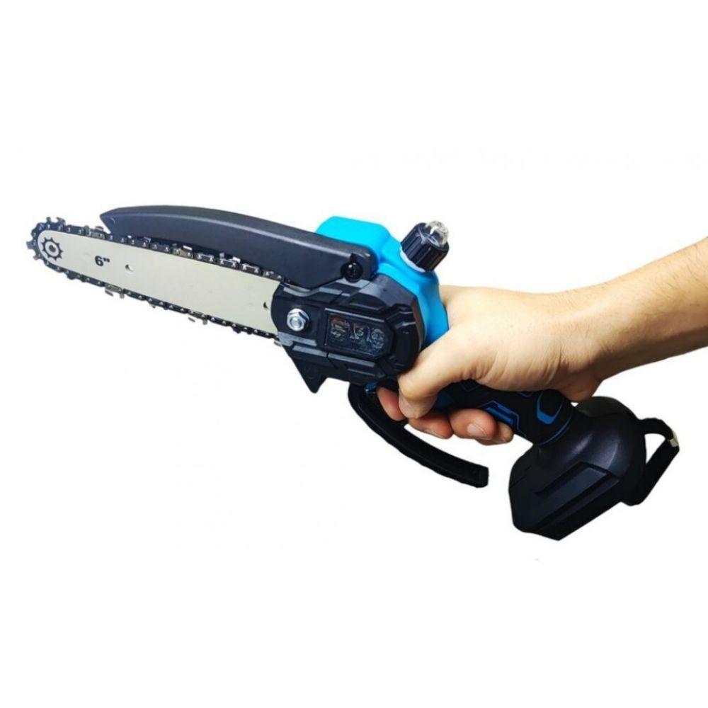 motosega a batteria 24v 6” cordless con accessori e valigetta - foto 4 motosega a batteria 24v 6” cordless con accessori e valigetta - foto 4