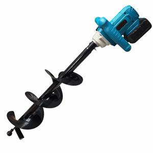 Trivella da terra e miscelatore 2 in 1 con due batterie da 48v