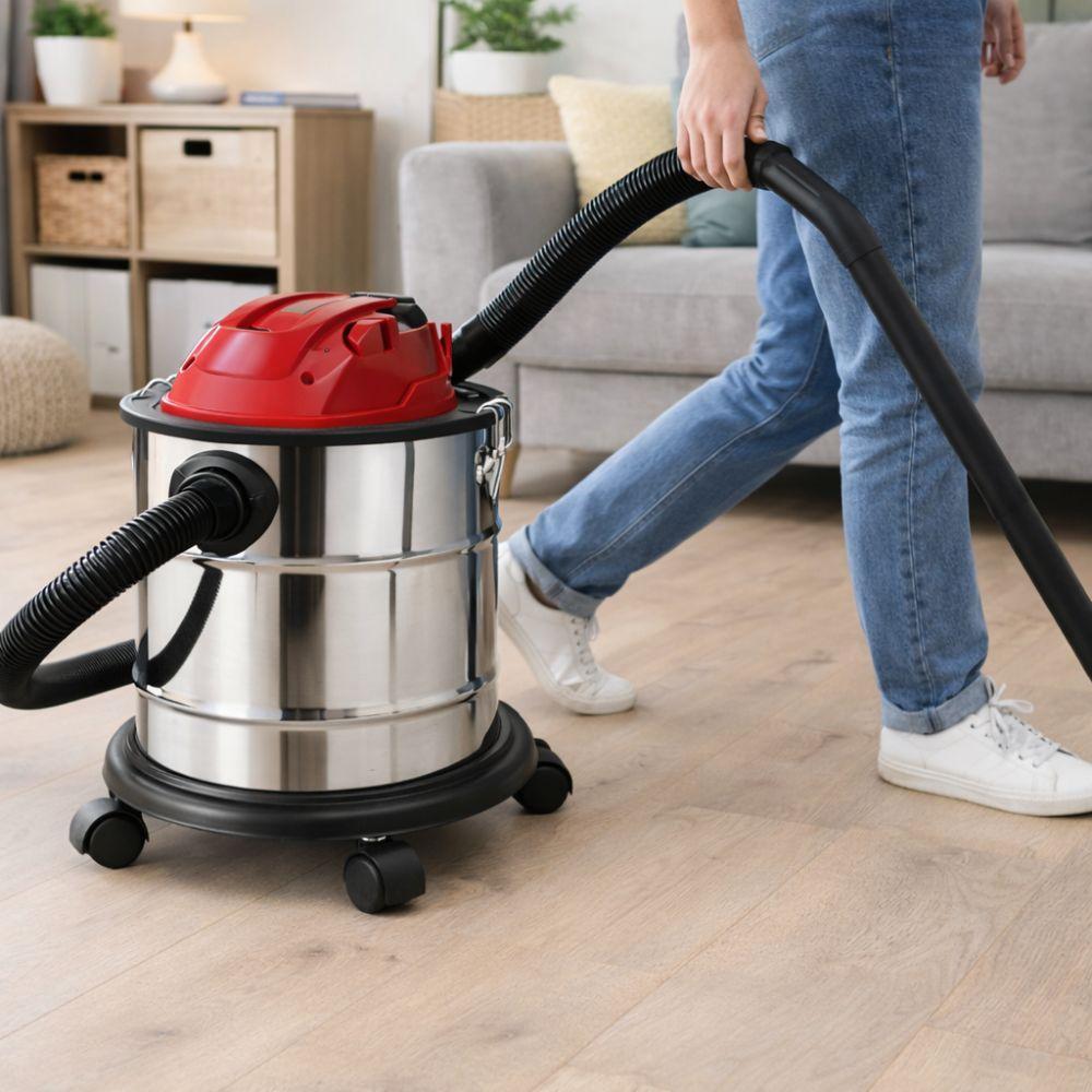  aspiratore 2200w 20l in acciaio inox con filtro hepa e accessori inclusi - foto 2