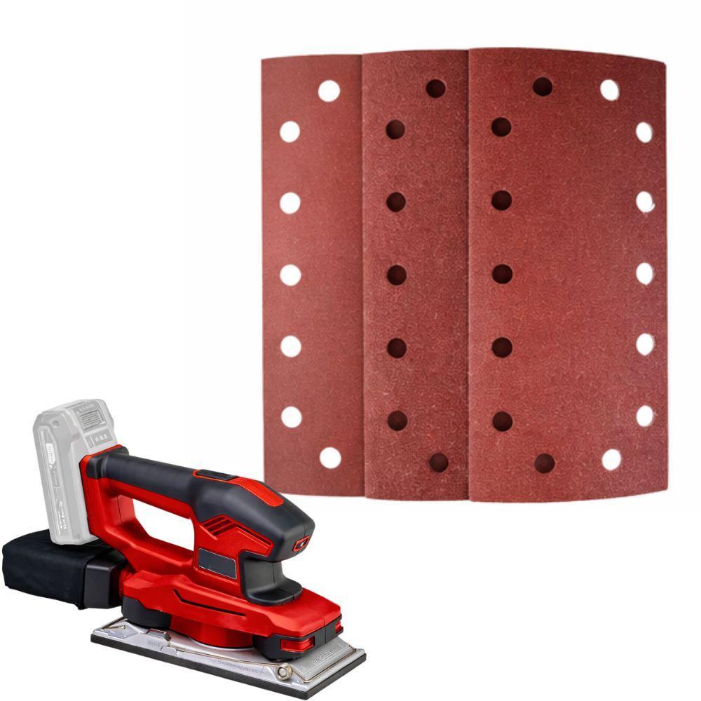 set di 10 pezzi di carta abrasiva grana 120 k/g rettangolare 93x230 - foto 2 set di 10 pezzi di carta abrasiva grana 120 k/g rettangolare 93x230 - foto 2