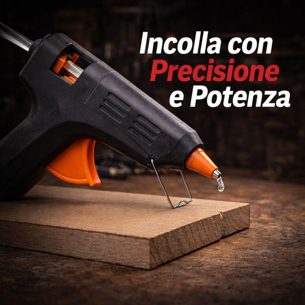 pistola termocollante 60w con 2 ricariche incluse - foto 2 pistola termocollante 60w con 2 ricariche incluse - foto 2