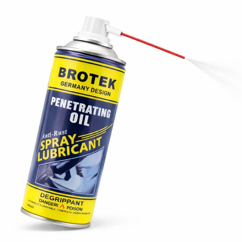 spray brotek multiuso per viti, bulloni e meccanismi bloccati - foto 2 Spray Brotek Multiuso applicato su viti, bulloni e meccanismi bloccati