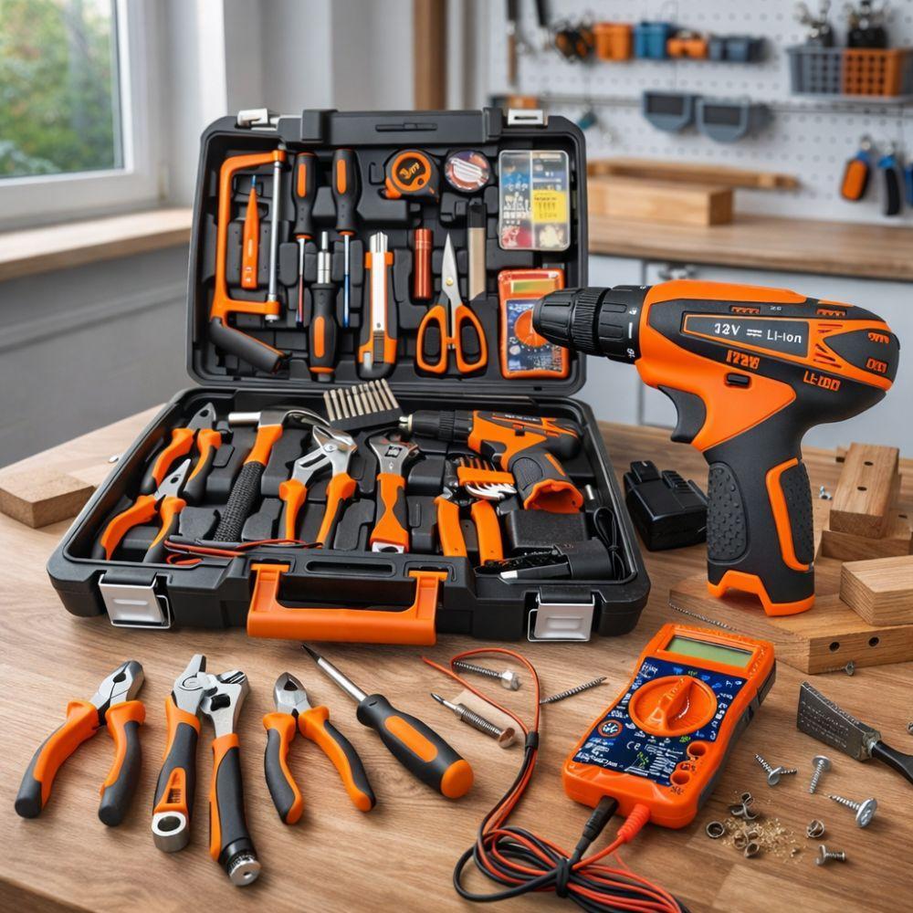 valigia attrezzi da 57 pezzi con trapano avvitatore 12v e accessori inclusi - foto 5 valigia attrezzi da 57 pezzi con trapano avvitatore 12v e accessori inclusi - foto 5