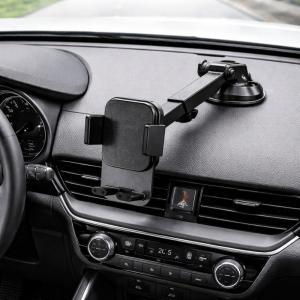Supporto smartphone auto con ventosa  braccio regolabile e rotazione 360° universale