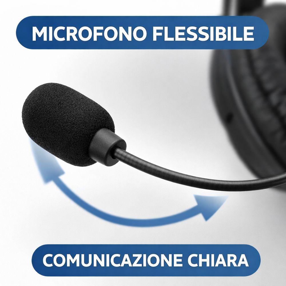 cuffie gaming con microfono stereo audio hd e comfort - foto 5 cuffie gaming con microfono stereo audio hd e comfort - foto 5