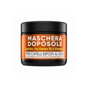 Maschera doposole capelli ristrutturante con cheratina, pro-vitamina b5 e vitamina e
