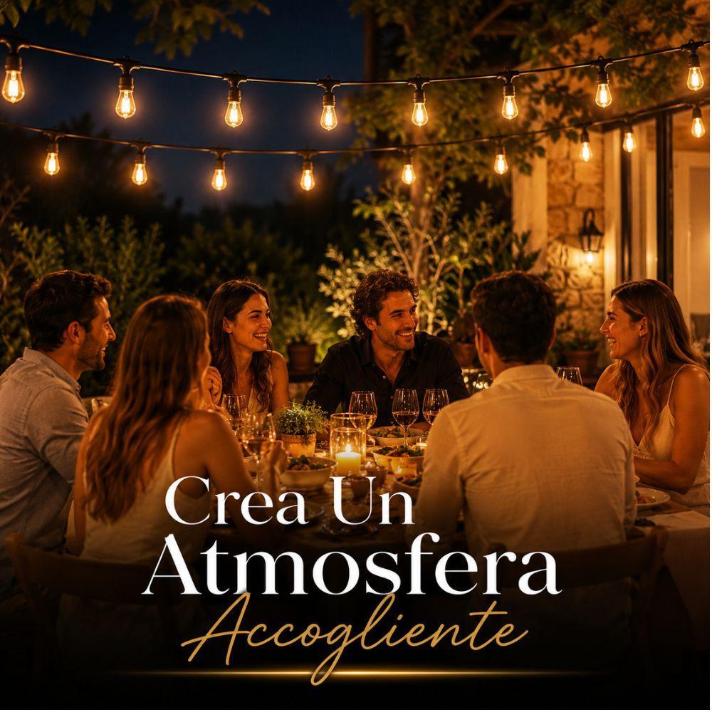 portalampada lineare da esterno 10 metri con 10 portalampada collegabili - foto 4 portalampada lineare da esterno 10 metri con 10 portalampada collegabili - foto 4