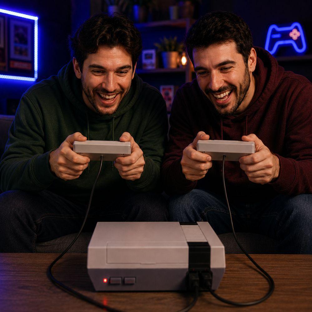  console retro 620 giochi integrati plug and play doppio controller - foto 5
