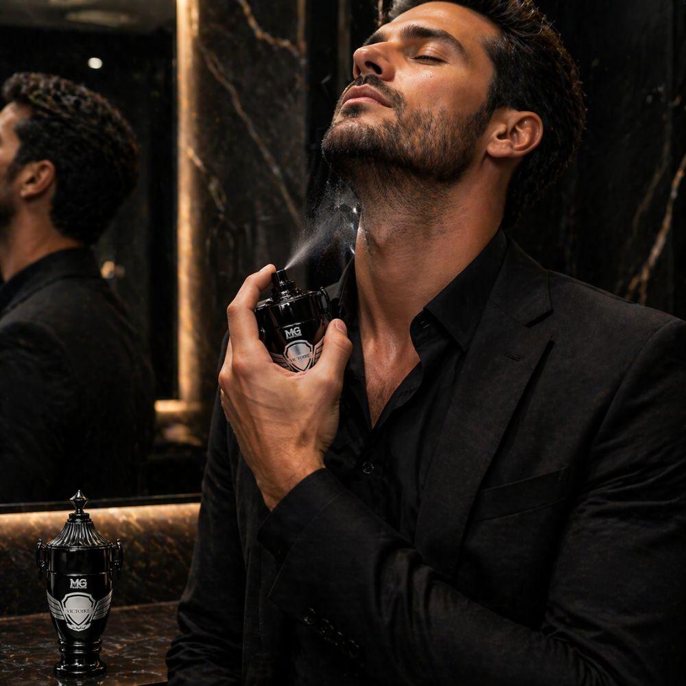  profumo uomo victorioso noir eau de parfum 100ml fragranza intensa elegante - foto 3