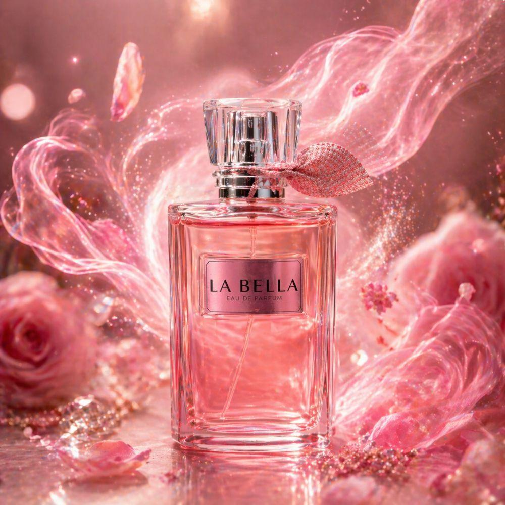 Flacone Profumo Donna La Bella Eau de Parfum 100ml con confezione elegante