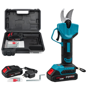 Cesoia elettrica a batteria 48v con motore brushless per taglio rami potatura