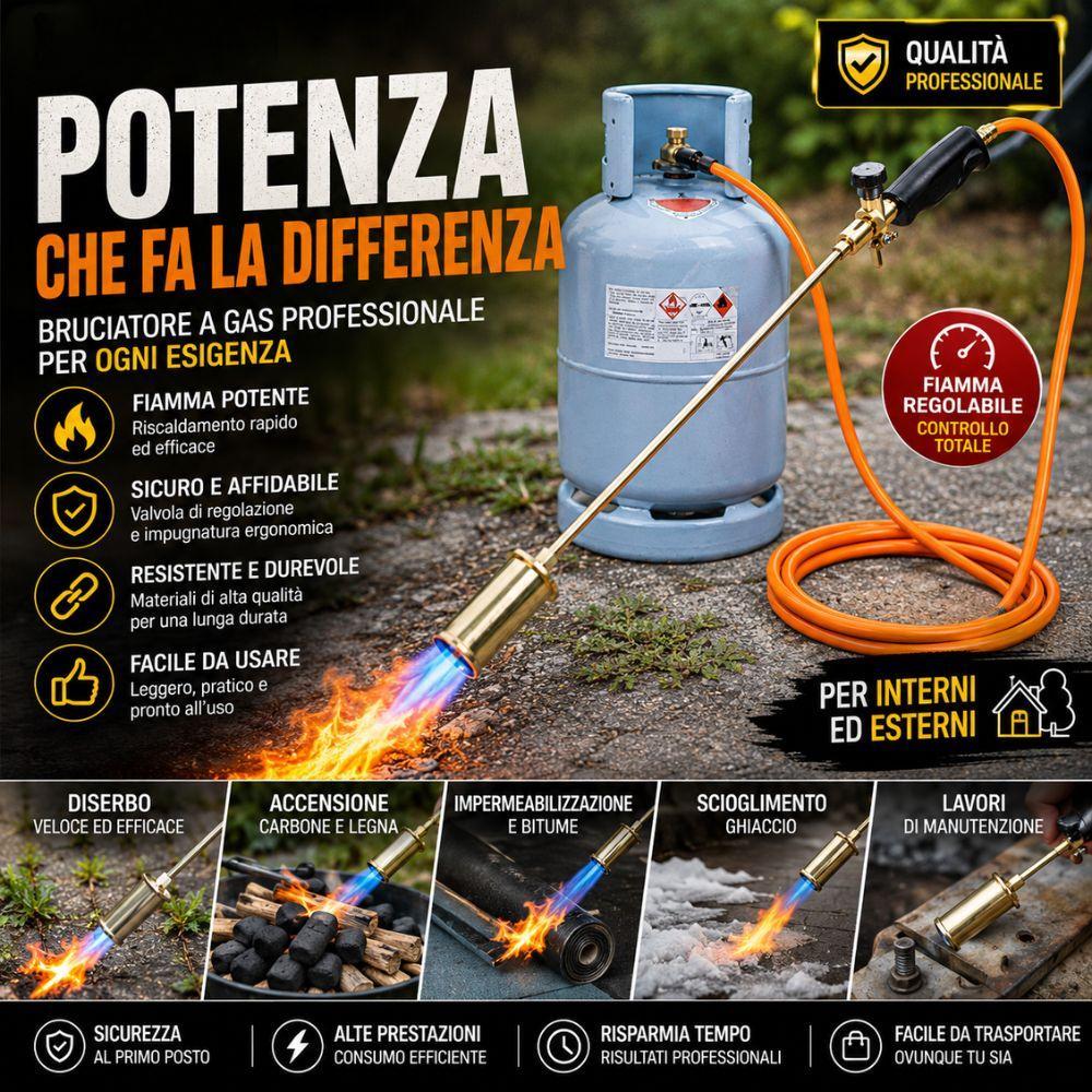 cannello bruciatore professionale - foto 2