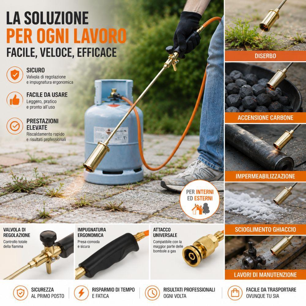  cannello bruciatore professionale - foto 3