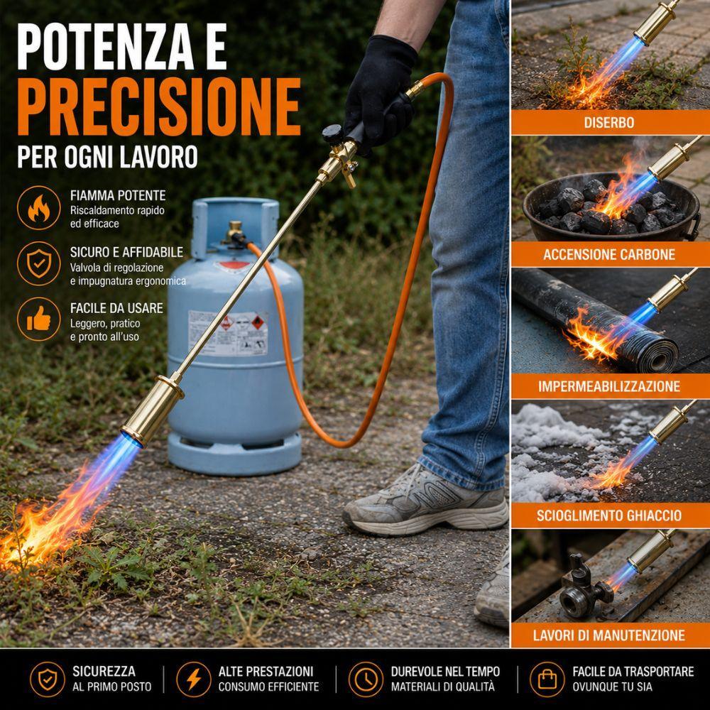  cannello bruciatore professionale - foto 4