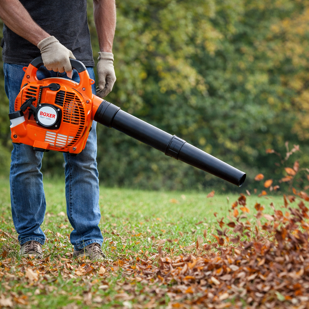 soffiatore a scoppio professionale boxer bx-3241 motore potente alta velocita aria per foglie giardino pulizia esterna - foto 4 Soffiatore a scoppio Boxer BX-3241, dettaglio motore e componenti professionali