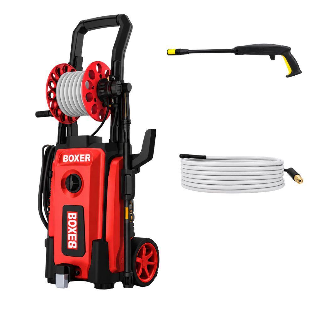 idropulitrice ad alta pressione con avvolgitubo automatico kit completo per auto moto cortili e giardino - foto 1 idropulitrice ad alta pressione con avvolgitubo automatico kit completo per auto moto cortili e giardino - foto 1