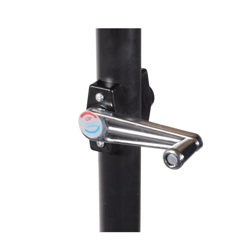 ombrellone da esterno 3m effetto paglia con manovella e struttura in acciaio - foto 4 ombrellone da esterno 3m effetto paglia con manovella e struttura in acciaio - foto 4